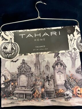 Tahari Home Halloween Valance